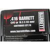 Image 4 : 416 Barrett Ammunition