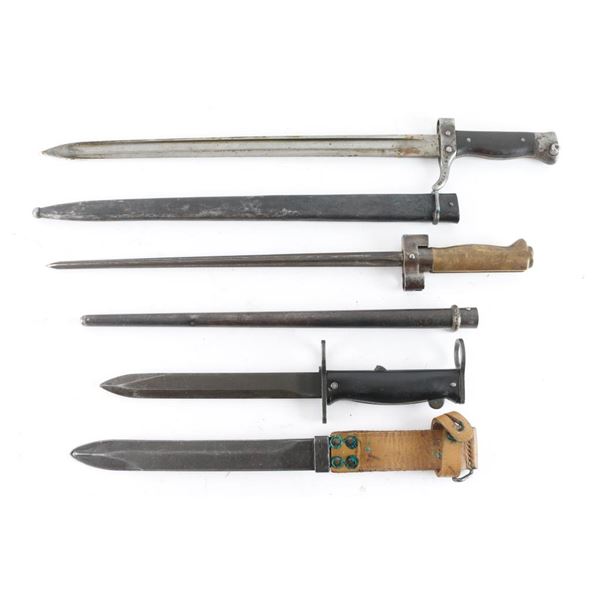 Lot of French bayonets.