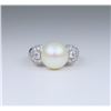 Image 1 : Marvelous Natural South Sea Pearl and Diamond