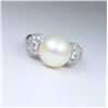 Image 2 : Marvelous Natural South Sea Pearl and Diamond