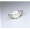 Image 3 : Marvelous Natural South Sea Pearl and Diamond