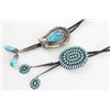 Image 2 : Collection of 2 Navajo Bolo Ties