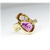Image 4 : Stunning Vivid Pink Sapphire and Diamond Ring