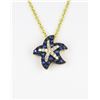 Image 1 : Charming Starfish ‘EFFY’ Designer Blue Sapphire