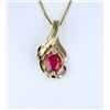 Image 2 : Marvelous Ruby and Diamond Pendant
