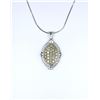 Image 1 : Vintage Oval Diamond Pendant