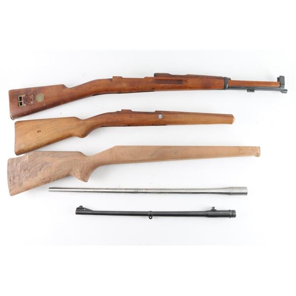 Lot of Barrels & Stocks