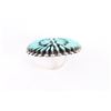 Image 3 : Zuni Turquoise Pettipoint Ring
