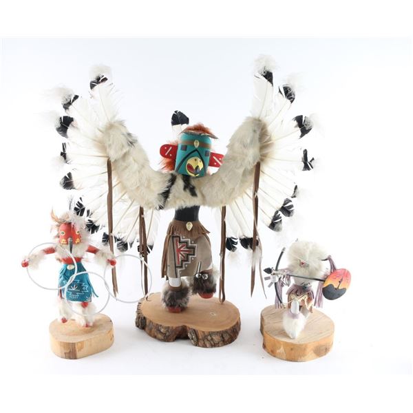 Lot of 3 Kachina Dancers