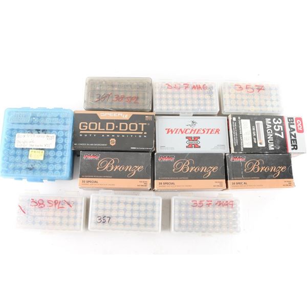 Lot of 38 Special & 357 Magnum Ammo