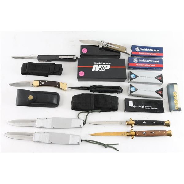 Lot of Sixteen Automatic Knives