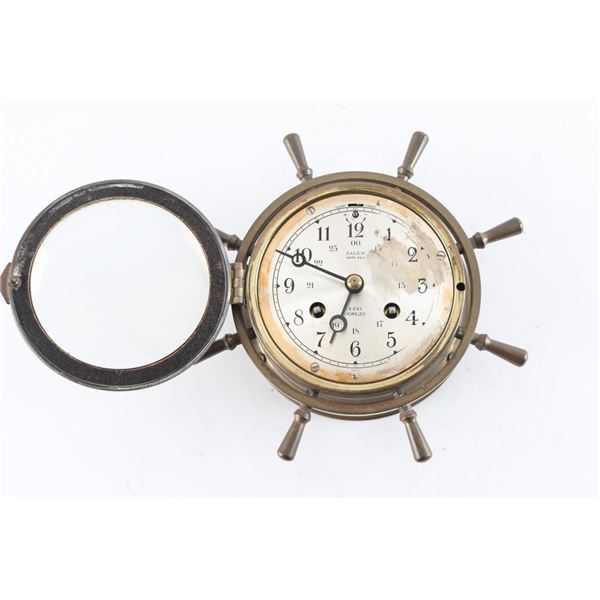 Salem Ships Bell 8 Day Clock