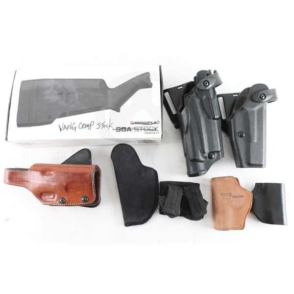 Lot of Holsters & Stock