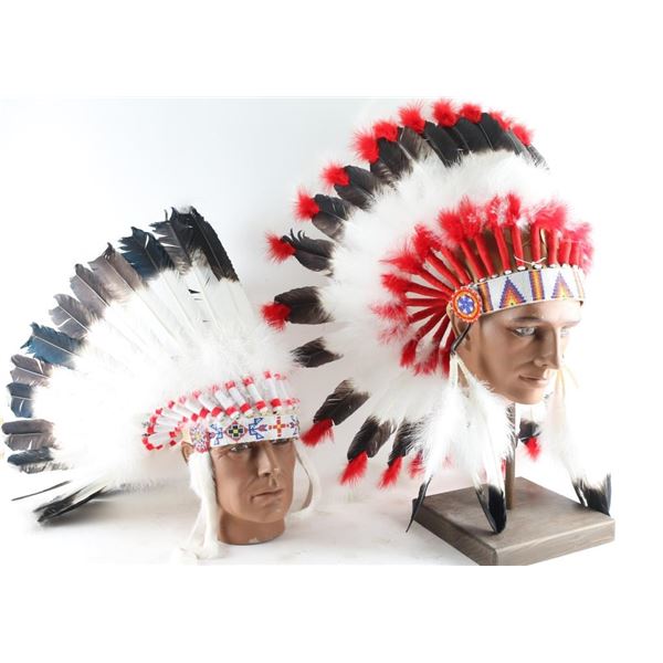 Lot of 2 hats/2 head dresses