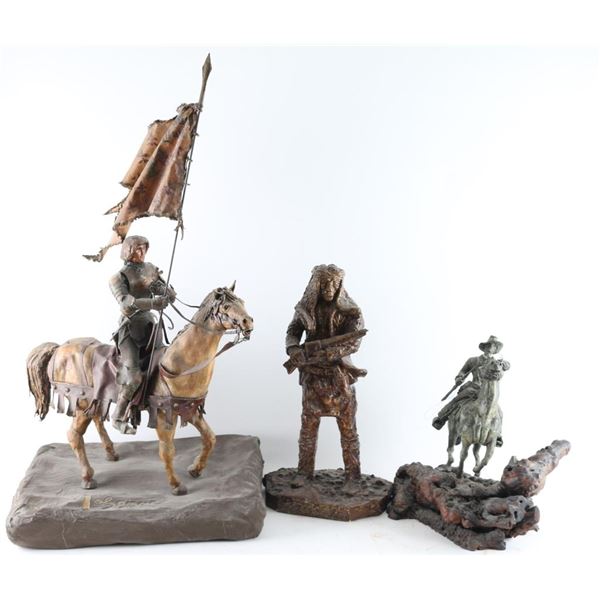 Lot of 3 Sculptures