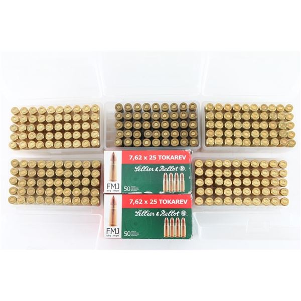 Lot of 7.62 X 25mm Tokarev Ammo