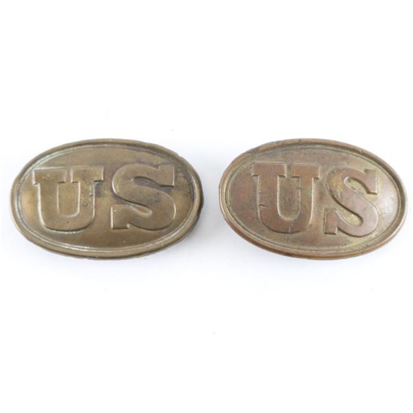 Lot of Two Civil War Buckles