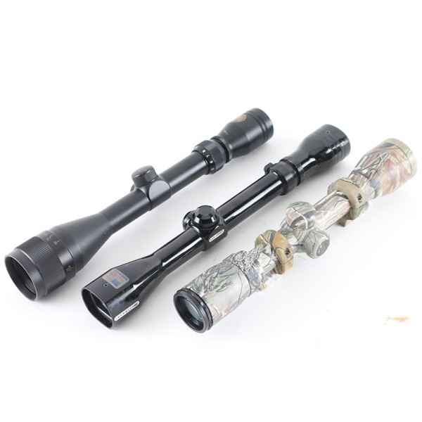 Lot of Three Rifle Scopes
