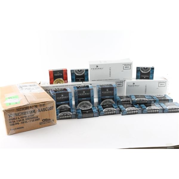 Large Lot of 20 Gauge Ammo