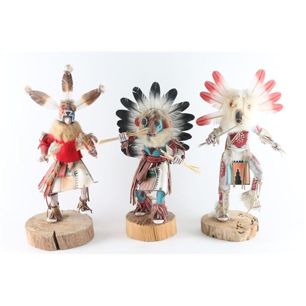 Lot of Three Navajo Kachina Dolls