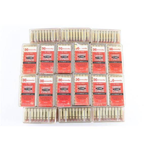 Lot of 17 HMR Ammo