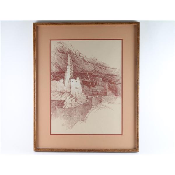 Original Conte' Drawing