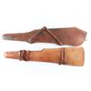 Image 1 : Lot of 2 Leather Rifle Scabbards
