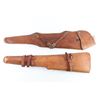 Image 2 : Lot of 2 Leather Rifle Scabbards