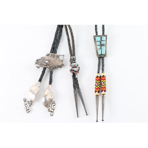 Lot of 3 Bolo Ties