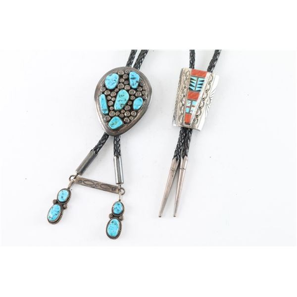 Lot of 2 Bolo Ties