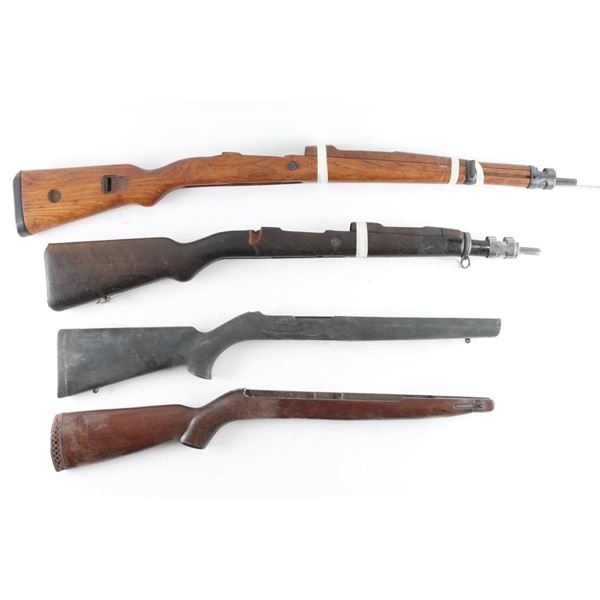 Lot of 4 Rifle Stocks