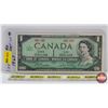 Image 1 : Canada $1 Bill Centennial 1867 1967 : Beattie/Rasminsky (See Pics for Varieties, Conditions, Serial 