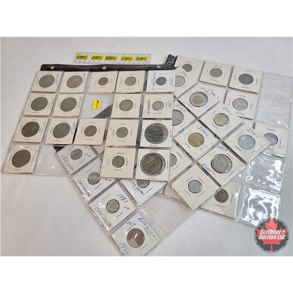 Foreign Coin Collection (49 Coins) : - Incl. Italy, Caribbean, Australia, Netherlands, Mexico, Cuba,