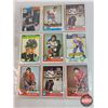 Image 4 : 1970's-1980s Hockey Cards - Variety ( 4 Sheets of 9) : Incl. Bobby Clarke, Guy Lafleur, Stan Mikita,