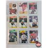 Image 6 : 1970's-1980s Hockey Cards - Variety ( 4 Sheets of 9) : Incl. Bobby Clarke, Guy Lafleur, Stan Mikita,