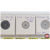 Image 2 : USA Taxation Tokens (3): - The State of Missouri : 5 Mills 1937-1942 - UTAH Sales Tax Commission 1 M
