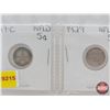 Image 2 : Newfoundland Five Cent (4): 1917C; 1929; 1938; 1940C (SEE PICS!)