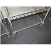 Image 8 : Qty 2 Wire Mesh Rolling Carts 30" x 18" x 32"H
