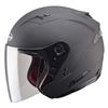 Image 2 : Gmax "OF77" Open Face Helmet w/ Full Visor (Matte Black) - Size : XS