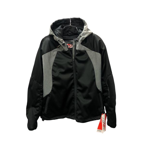 Joe Rocket Women's "Heartbreaker" Riding Jacket (Black/Grey) - Size : XL