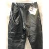 Image 2 : CMC Men's "Jean Style" Black Leather Riding Chaps - Size : 38