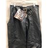 Image 2 : CMC Men's "412" Classic Leather Riding Chaps - Size : XS