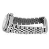 Image 7 : Rolex Ladies Stainless Steel Quickset Silver Index Diamond Bezel Date Watch With