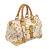 Image 2 : Louis Vuitton Multicolor White Calf Leather Speedy 30 Handbag