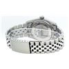 Image 6 : Rolex Mens Stainless Steel Blue Diamond Fluted Bezel 36MM Datejust Wristwatch