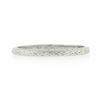 Image 5 : Antique Art Deco Tiffany & Co. Platinum Engraved Work Eternity Wedding Band Ring