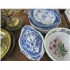 Image 2 : Blue Trim Dishes, Steins, Creamers, Floral Bowl