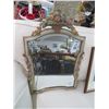 Image 1 : Ornate Floral Trim Wall Mirror - No Shipping