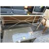 Image 1 : Beige Cast Glasstop Hall Table