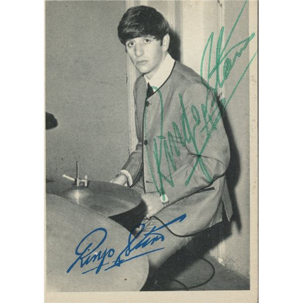 RINGO STARR Signed autographed photo early years COA Hologram main image 0